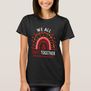 T-shirt Sensibilisation à l'neurysme cérébral Nous combatt