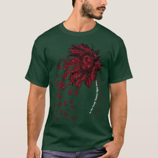 T-shirt Sensibilisation à l'neurysme cérébral Tournesol no