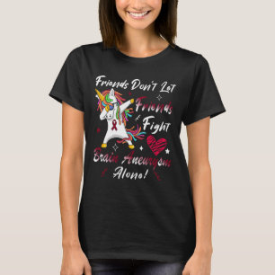T-shirt Sensibilisation à l'neurysme cérébral Unicorne Bur