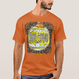 T-shirt Sensibilisation à l'obésité Croire Ornement Leopar