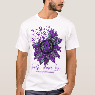 T-shirt Sensibilisation Alzheimer Foi tournesol Ho