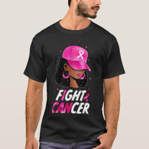 T-shirt Sensibilisation au cancer Black Women Warrior Rose