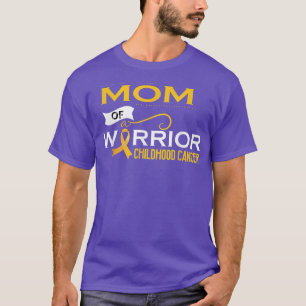 T-shirt Sensibilisation Au Cancer Chez L'Enfance Mère D'Un