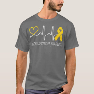 T-shirt Sensibilisation au cancer chez l'enfant Cartouche 