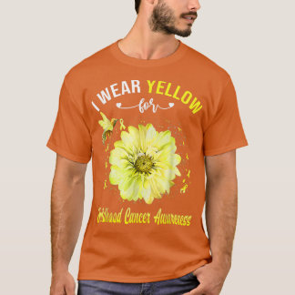 T-shirt Sensibilisation au cancer chez l'enfantJe porte un