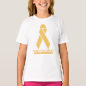 T-shirt Sensibilisation au cancer chez les enfants (Devant)