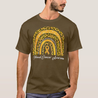 T-shirt Sensibilisation au cancer chez les enfants Leopard