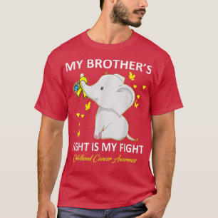 T-shirt Sensibilisation au cancer chez les enfants Mon frè