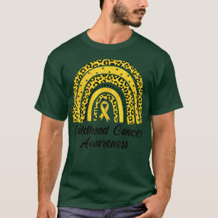 T-shirt Sensibilisation au cancer chez les enfants Ruban l