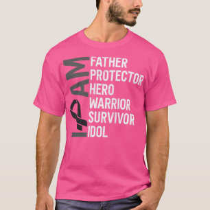 T-shirt Sensibilisation au cancer de la peau Je suis Père 