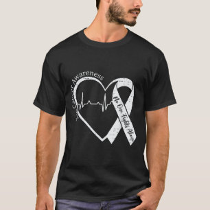 T-shirt Sensibilisation au cancer de la peau Mois du cœur