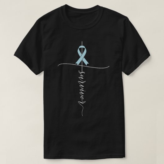 T-shirt Sensibilisation au cancer de la prostate Survivant (Design devant)