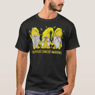 T-shirt Sensibilisation au cancer de l'enfance Gnomes amus
