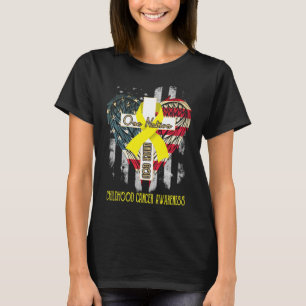 T-shirt sensibilisation au cancer de l'enfance une nation