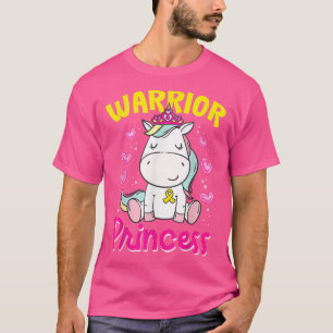 T-shirt Sensibilisation au cancer de l'enfance Unicorn Gue