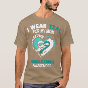 T-shirt Sensibilisation au cancer de l'ovaire Je porte Tur