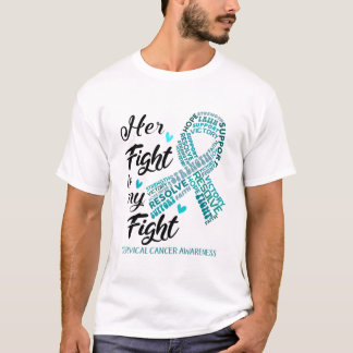 T-shirt Sensibilisation au cancer du col de l'utérus Son c