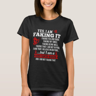 T-shirt Sensibilisation au cancer du sang - Oui Je suis en