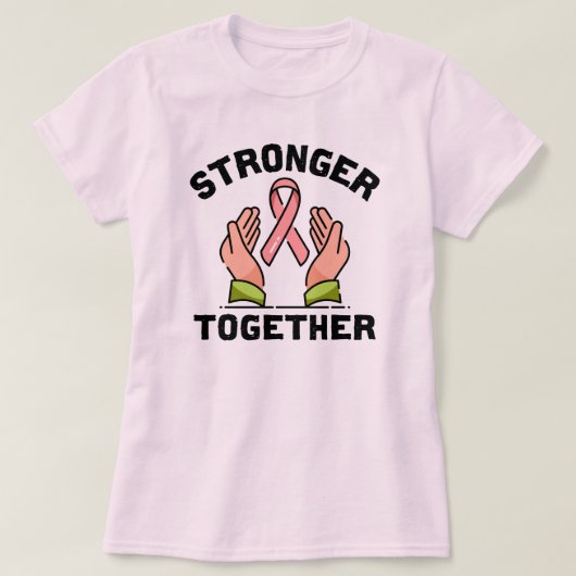 T-shirt Sensibilisation au cancer du sein (Design devant)