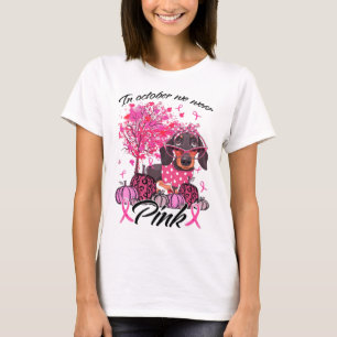 T-shirt Sensibilisation Au Cancer Du Sein En Octobre Nous