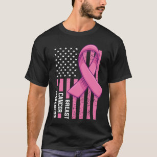 T-shirt Sensibilisation au cancer du sein États-Unis Chemi