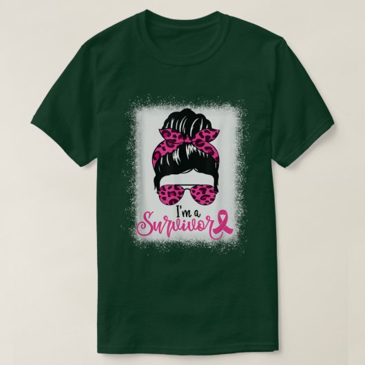 T-shirt Sensibilisation au cancer du sein Femmes survivant (Design devant)