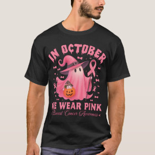 T-shirt Sensibilisation au cancer du sein Halloween En Oct