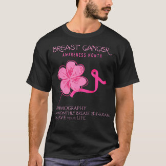 T-shirt Sensibilisation au cancer du sein Mammographie Aut