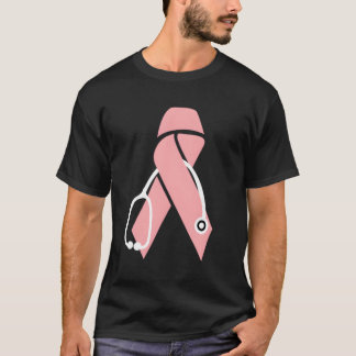 T-shirt Sensibilisation Au Cancer Du Sein Pour Médecin Pra