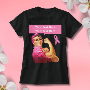 T-shirt Sensibilisation au cancer du sein Rosie le Riveter