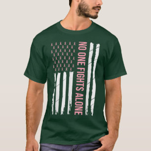 T-shirt Sensibilisation au cancer du sein Ruban rose USA A