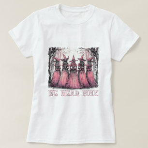 T-shirt Sensibilisation au cancer Nous Portons Rose