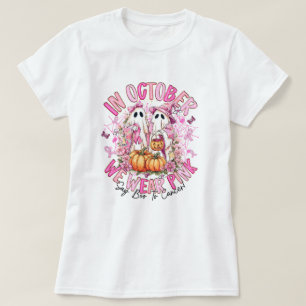 T-shirt Sensibilisation au cancer Nous Portons Rose