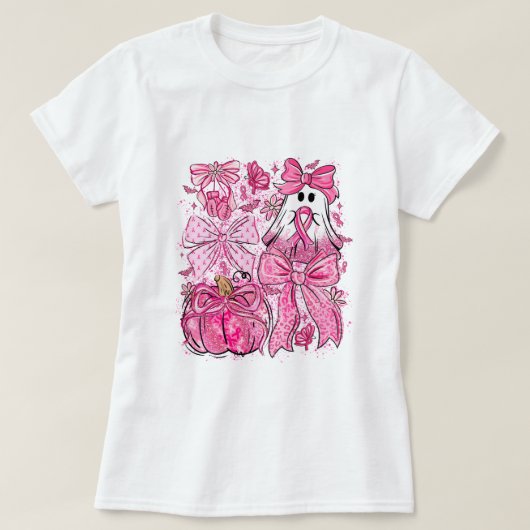 T-shirt Sensibilisation au cancer Nous Portons Rose (Design devant)