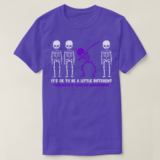 T-shirt Sensibilisation Au Cancer Pancréatique Il Est Ok D (Design devant)