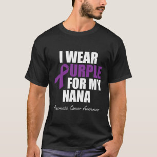T-shirt Sensibilisation au cancer pancréatique Je porte le