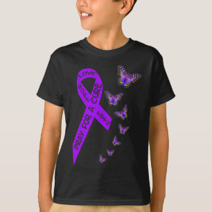 T-shirt Sensibilisation au cancer pancréatique papillon fé