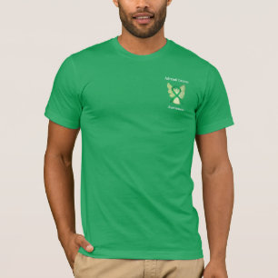 T-shirt Sensibilisation au cancer surrénal Ruban vert Ange