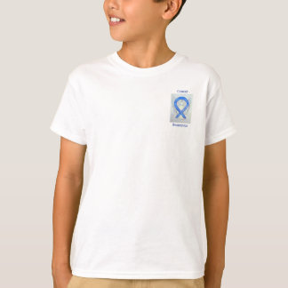 T-shirt Sensibilisation au cancer Violet Ruban Angel perso