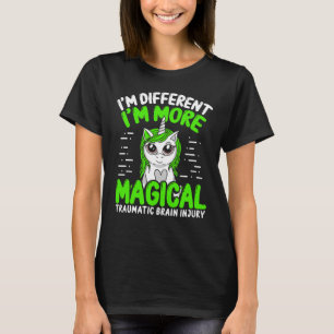 T-shirt Sensibilisation au cerveau traumatique Ruban vert