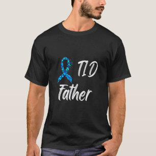 T-shirt Sensibilisation au diabète de type 1 Père insuline