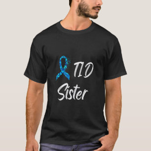 T-shirt Sensibilisation au diabète de type 1 Sœur insuline
