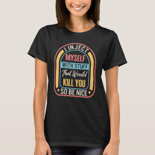 T-shirt Sensibilisation au diabète T1d Insuline de type 1