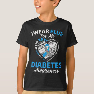 T-shirt Sensibilisation au diabète Type 1 2 En Novembre No