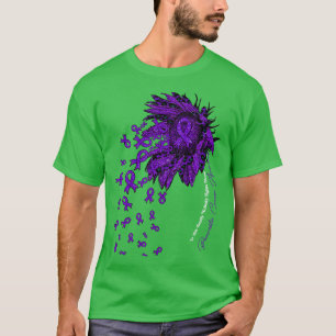 T-shirt Sensibilisation au pancréas tournesol personne si