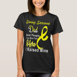 T-shirt Sensibilisation au sarcome Papa Jaune Ribbon Père