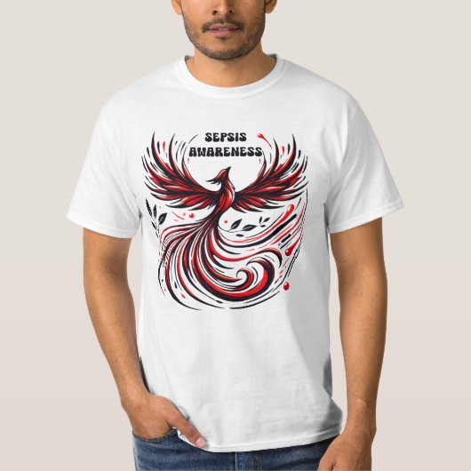 T-shirt SENSIBILISATION AU SEPSIS (Devant)