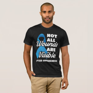 T-shirt Sensibilisation au SSPT Toutes les blessures ne so