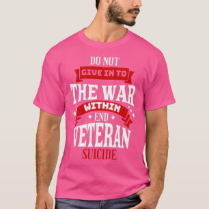 T-shirt Sensibilisation au suicide chez les vétérans 22 Su