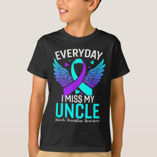 T-shirt Sensibilisation au suicide Oncle-chemise Préventio